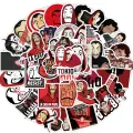 20/40/60 pcs of Money Heist Stickers TV Series Stickers for laptop skateboards. 