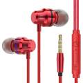 VITOG For Xiaomi Redmi Phone C33 Professional Metal Wired Earphone 3.5mm Heavy Bass Stereo In Ear Headphone Sport Headsets with Mic 5 Colors. 