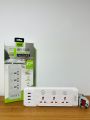 Power Extension Wire Cord With 3 Ac Sockets‎ & 3 USB Ports & 1 PD Port (U3LHT233PD). 