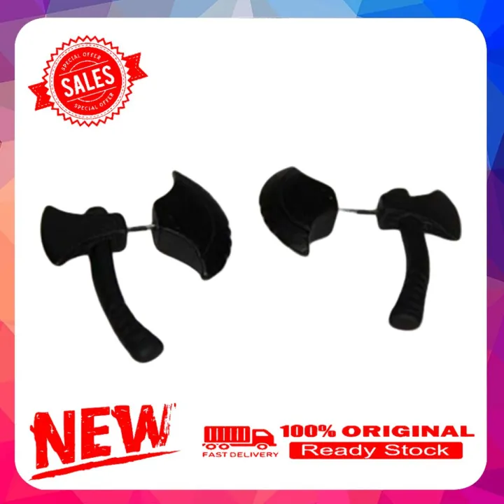 Men's Women's Punk Stereoscopic Hatchet Impalement Ear Stud Earring Jewelry