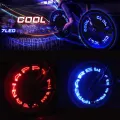 FG Bicycle LED Bike Wheel Tire Spoke Decorate Light MTB Valve Flash Letter Neon Lamp #277535. 