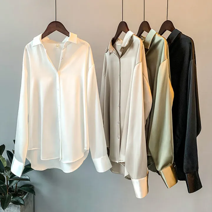 Yfashion%20Women%20Cotton%20%20Satin%20%20Shirt%20Lapel%20Long-sleeved%20Solid%20Color%20Loose%20Drape%20Retro%20Shirt%20color%20-%20Image%208