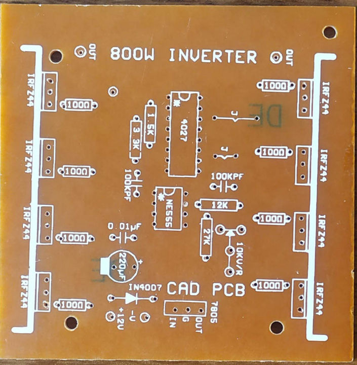 DIY 800w Inverter PCB board
