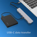 MZX 7in1 Dock Station 4K 30Hz 60Hz HDMI-Compatible USB Hub Multi-hub Type C Tipo Adapter Splitter 3 0 Docking Laptop Accessories. 