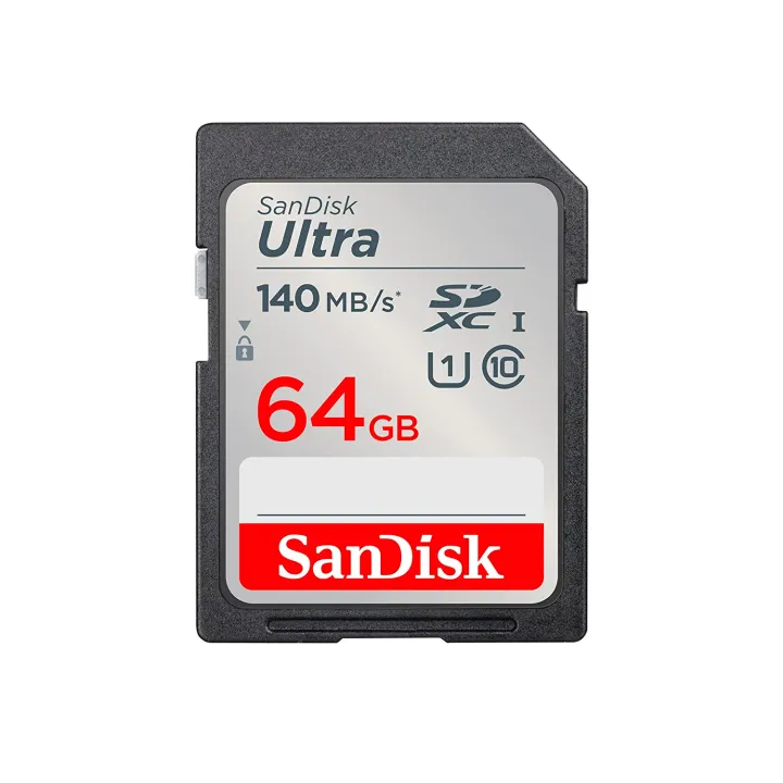 SanDisk Ultra 64GB  SD Card (140Mb/s)