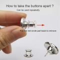Detachable Buttons for Jeans - Pack of 2. 