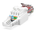 Tool Less Network CAT 6 UTP RJ45 Connector Plug Unshielded RJ45 Connector Network Connector Modular Plug. 