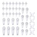 40Pcs Invisible Nail Screws Wall Hooks Picture Hangers Traceless Photo Hook Multi Function Picture Painting Frame Hanger. 