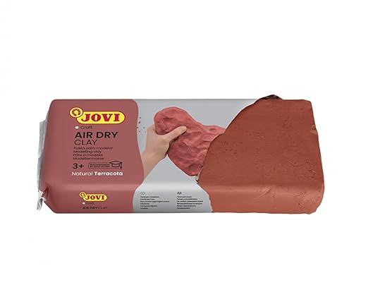 Jovi European Air Dry Modelling Clay Natural Terracotta (Brown) Non ...