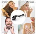 Titanium Derma Roller - Microneedling Skin Roller - Beard Hair Growth Roller - Best Price in Bangladesh. 