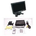 Mini TV 7 Inch HD Monitor 800X480 Portable Car LCD Screens on DVD/CMMB Two Input for Passenger Cars Trucks. 