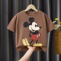 Brand Baby Kids T-shirts 100% Cotton Clothing Tops For Summer Wear T Shirt Kids Children Girl Boy Cartoon Character Mickey Tops. 