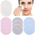 Reusable Bamboo Fiber Washable Rounds Pads Makeup Removal Cotton Pad Cleansing Facial Pad Cosmetic Tool Skin Care. 