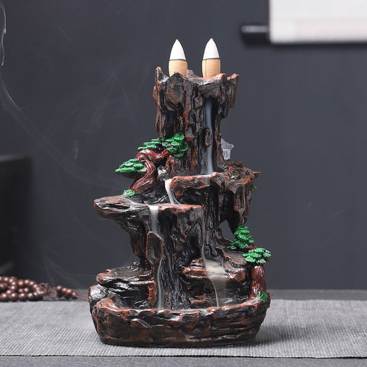 Mountains%20River%20Waterfall%20Incense%20Burner%20Fountain%20Backflow%20Aroma%20Smoke%20Censer%20Holder%20Office%20Home%20Unique%20Crafts+100%20Incense%20Cones%20-%20Image%203