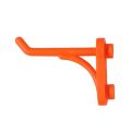 10Pcs New Hardware Fastener Hanging Board Hole Hook Garage Workshop Storage Rack Wall-Mounted Pegboard Hook Plastic Box Parts Plate Hook. 