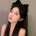 Sweet Black Bow Knot Hairband Temperament Elegant Headband For Women Korean Style Fashion Headdress Girls Hair Accessories. 
