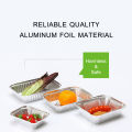 Disposable Aluminum Foil Pan Containers Takeout Pans with Lids for Baking Storing Heating Cooking Grilling Food 20PCS/Pack 2000ML. 