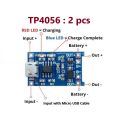 2 pcs of TP4056 Charging Module with Protection. 