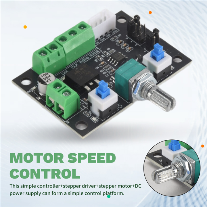 ABRO-MKS OSC V1.0 Stepper Motor Drive Simple Controller Pulse PWM Generator Module Speed Control 8-24V