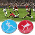 1pc Referee Side Toss Double Face Sports Football Pattern Soccer Volleyball Flip Coin Souvenirs Gift For Kids Adults. 