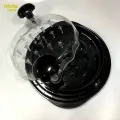【ZOSR】ShiningLove Chicken Shredder Tool Visible Chicken Breast Shredder Tool Twist With Transparent Lid And Anti-Slip Base, Meat Shredder Machine For Pork Beef, Dishwasher Safe, Heat Resistant. 
