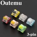 Outemu Mechanical Switch 3Pin Silent Clicky Linear Tactile 50g RGB SMD Gaming MX Switch Gaming Keyboard Switches. 