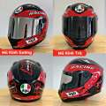 Fullface Agu helmet, Asian multi-color metamaterial - BH 12 months. 