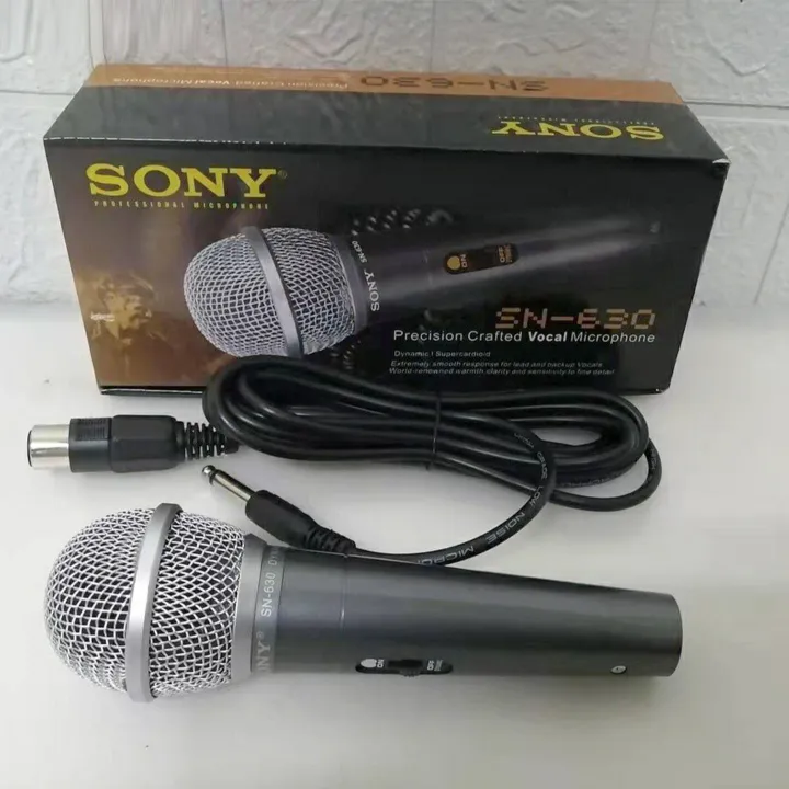 SONY%20Professional%20Dynamic%20Microphone%20For%20Vocal%20Karaoke%20SN-630%20Wire%20MIC%20Wired%20Dynamic%20Microphone%20Microphones%20Karoke%20Mic%20Sony%20Mic%20-%20Image%204