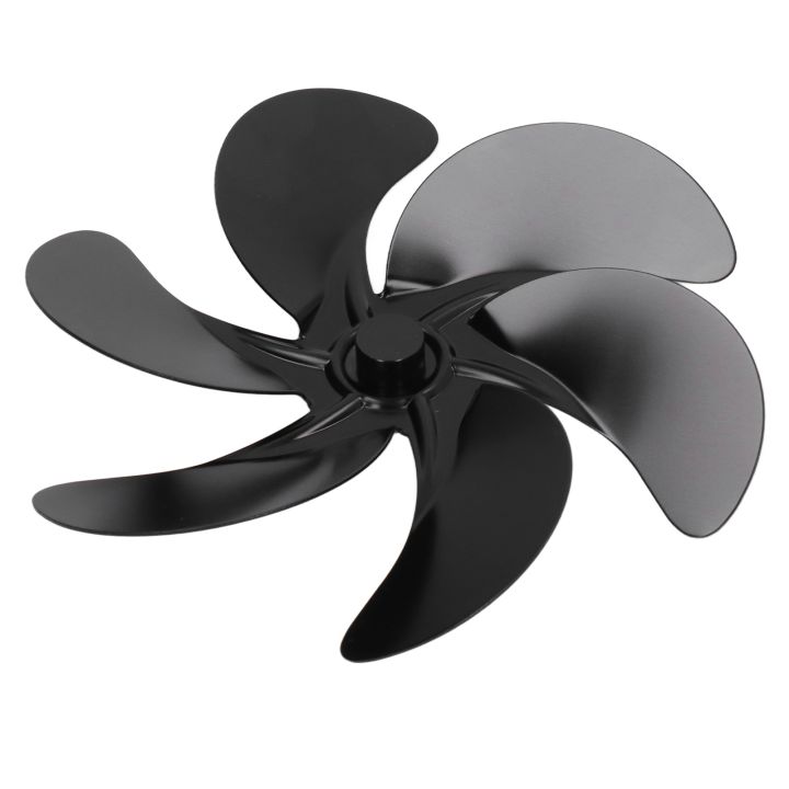 Stove%20Fan%20Blade%20Accessories,%20Easy%20To%20Install%20Aluminum%20Alloy%20Fireplace%20Fan%20Blade%20Replacement%20Black%20for%20Maintain%20-%20Image%204