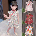 Wisebaby CNY Baby Girls Retro Cheongsam Dress Kids Floral Chinese Style Traditional Dress Girl Cotton Breathable Crane Cheongsam. 