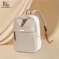 LouisWill Women Backpack Korean School Backpacks Fashionable Ladies Backpack Casual Simple Student Bags Laptop Backpacks Lightweight Anti-theft Backpacks. 