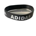 Adidas BLACK Silicone Rubber Wristband Clover Cuff Bracelet Bangles for women men Bracelet bands. 