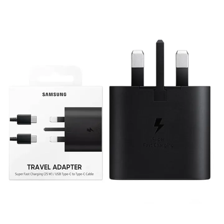 Genuine%20Samsung%20Charger%2025W%20Super%20Fast%20UK%20Main%20Plug%20And%20USB-C%20Cable%20Super%20Fast%20Charging%20(%2025W%20)%20USB%20Type-C%20To%20Type-C%20Cable%20-%20Image%202