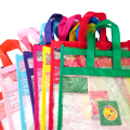 Tansparent Tote Bag With Zipper For School, Children and Students. 