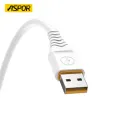 Aspor Charging cable Micro USB/Type C/Lightning Cable - A125/A126/A127 - 100cm. 