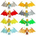 【CascadeCart】[Haven Hammer] Compatible with LEGO Ninjago Wings Mr. Villain Lloyd Moro Assembly Puzzle Toy Gift. 