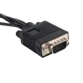 3RCA Converter Cable New VGA to Video TV Out S-Video AV Adapter VGA TO VGA Cable Creek. 