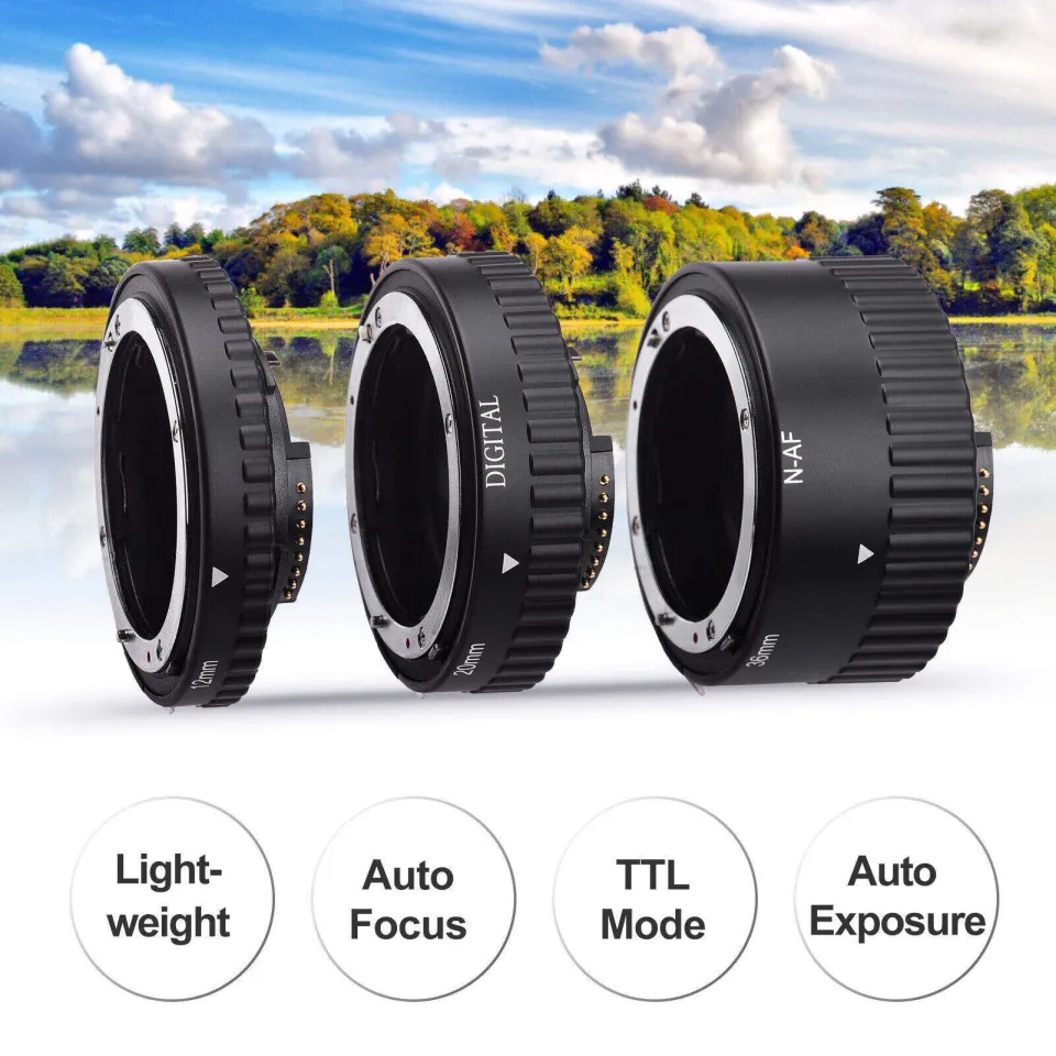 VILTROX AF Macro Extension Tubes M4/3 Olympus & Panasonic Camaras VL-D