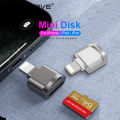 Usb flash drive adapter for iPhone / for iPad Micro mini SD memory card reader with Lightning insert. 