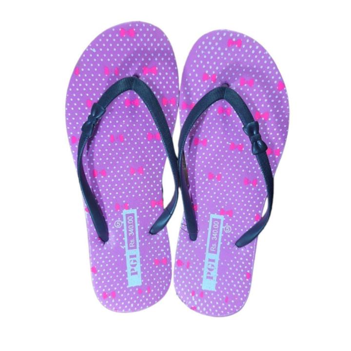Women Durable flip flops Rubber Slippers for Ladies