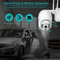 WiFi Outdoor CCTV Camera 4MP 360 Rotatable Night Vision Motion Detection Alarm Wireless Camera. 