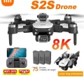 2025 New Upgraded S2S Pro Max ESC Duel Camera GPS Brushless Motor Ariel Photography Drone. 