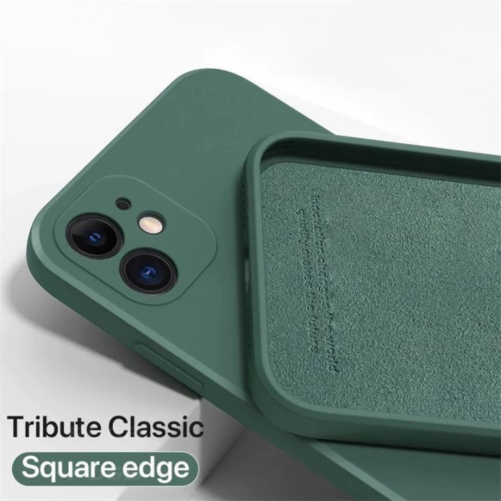 Per IPhone 16 17 Cover In Silicone Nero Solido Bianco Verde Rosso Morbido In Silicone Per IPhone 15 Pro Max Custodia Protettiva Antiurto - Foto 11