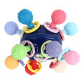 Baby Sensory Teether Toy Relieve Discomfort Safe Cognitive Development Compact Baby Grasping Activities Toy Sensory Stimulation for Home. 