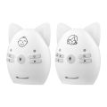 Wireless Audio Baby Monitor Max. 300M Transmission Range with Night light Music Built-in Microphone Speaker Two-Way Talk Audio Mnitoring Dual Power Supply Ways. 