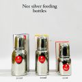 No. 1 Silver Feeding Bottle - Available in 150ml, 220ml, and 300ml Sizes, Premium Quality Baby Bottle for Safe and Comfortable Feeding. 