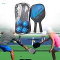 Set Rackets Carry Bag with 4 Balls Lightweight for Indoor. 