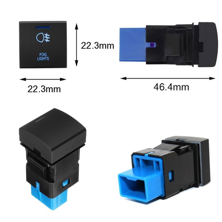 %E3%80%90Power%20Supply%E3%80%91%20New%20Dash%20Push%20Button%20Switch%20Blue%20LED%20Light%2012V%2022%20x%2022mm%20for%20Toyota%20Camry%20Hiace%20Corolla%20RAV4%20Land%20Cruiser%20Altis%20-%20Image%204