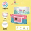Baby Wet Wipes Wet Tissue Tisu Basah - (Non-Alcohol, Parabens Free, Fragrance Free). 