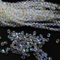 Exquisite Clear Crystal Beads -3mm 4mm 5mm 6mm 8mm -Glass Crystal Bicone Bead -for Making Jewelry Necklace & Bracelet. 